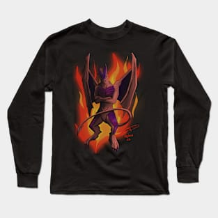 "Infernal Dragon" (2022) by Heko Long Sleeve T-Shirt